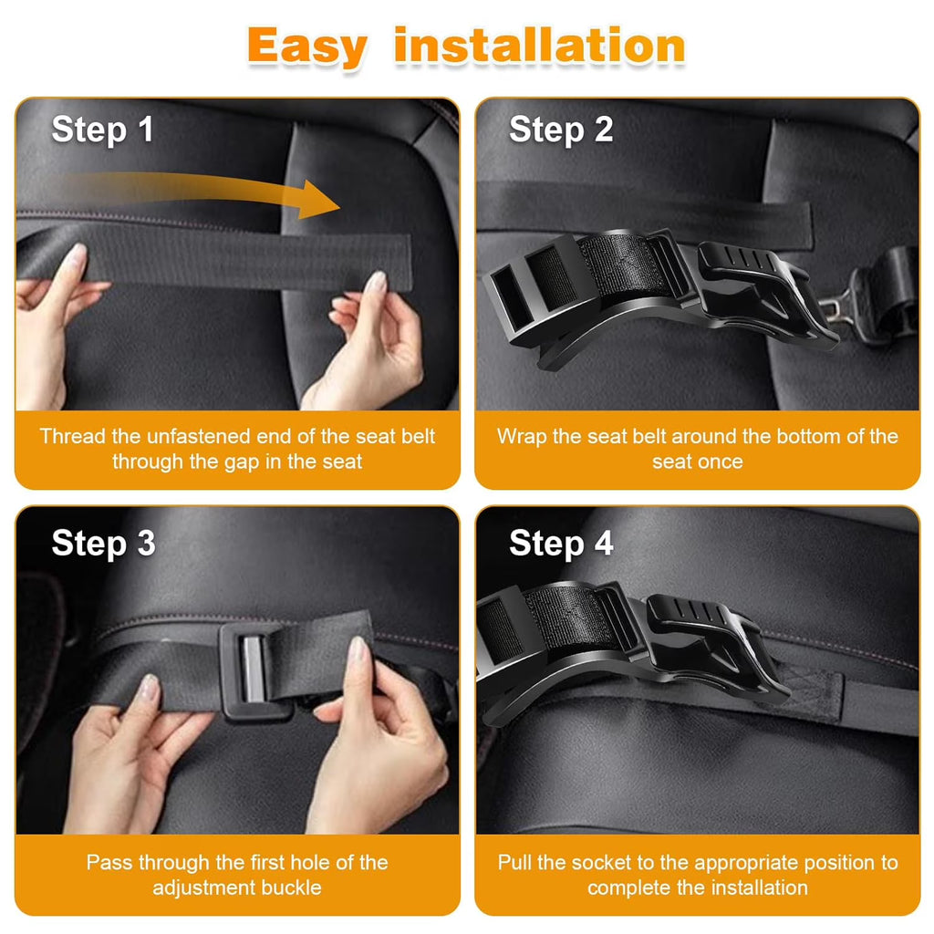 Yomfey Pregnancy Seat Belt Adjuster for Expectant Mothers, Maternity Seat Belt Positioner for Comfortable Driving and Travel, Universal Fit Car Seat Belt Adjuster