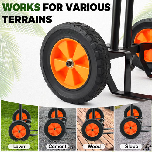 Plant Caddy with Wheels, Heavy Duty Plant Dolly Cart for Large Pots, Adjustable Grabbing Arm & Suction Cups, Garden Pot Mover Trolley with Strap for Indoor & Outdoor Use, Black